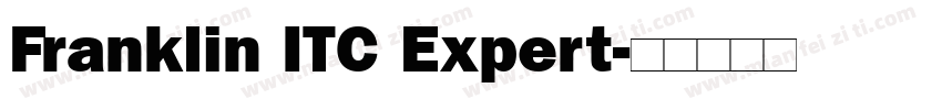 Franklin ITC Expert字体转换